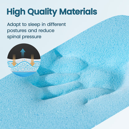 3 Inch Gel Memory Foam Mattress Topper with Removable Cover