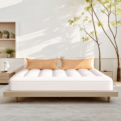 AIRHOT Dual Layer 3 Inch Memory Foam Mattress Topper, 2 Inch Gel Memory Foam and 1 Inch Cooling Pillow Top Mattress Pad Cover
